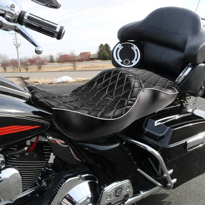 Two-up Passenger Rider Seat For Harley Electra Glide Ultra Classic FLH 1997-2007