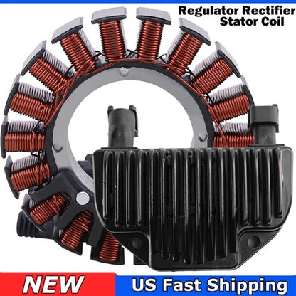Stator & Regulator Rectifier for 2008-2016 Harley Dyna 3-PHASE 30017-08 74631-08