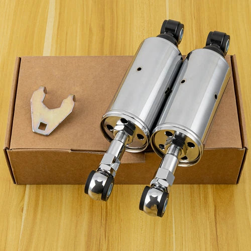 Chrome Adjustable Shocks Absorbers For 1989-99 Harley Softail & Heritage Softail