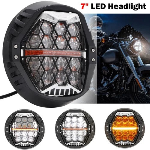 7" LED Headlight for Harley Street Glide Road King Special Electra Glide Ultra