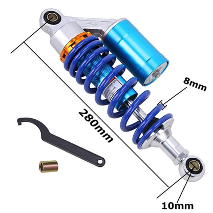 Pair Air Shock Absorber Suspension ATV Go Kart Quad Dirt Sport Bikes Motorcycle