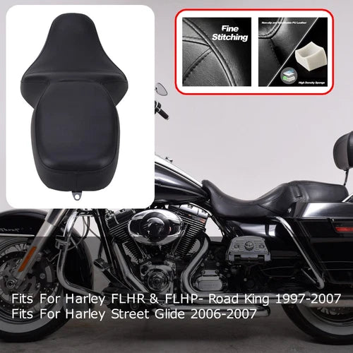 Rider Driver Passenger Seat Two-up For Harley Street Glide 06 07 Road King 97-07
