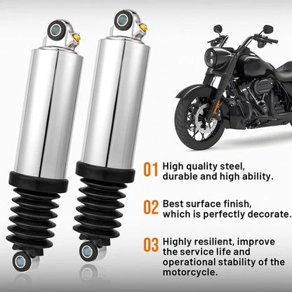 12" Air Shocks Suspensions For Harley Touring Road King Electra Street Glide 80+