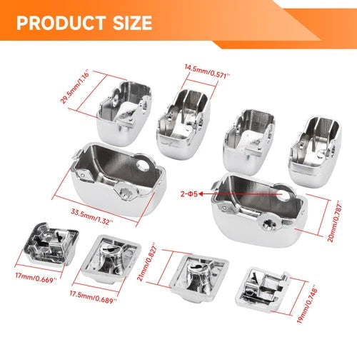 Chrome Hand Control Switch Buttons Caps For Harley Touring Electra Road Glide