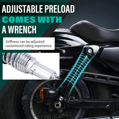 10.5'' Rear Absorbers Shocks For Harley Sportster XL 883 1200 Iron 48 72 Custom