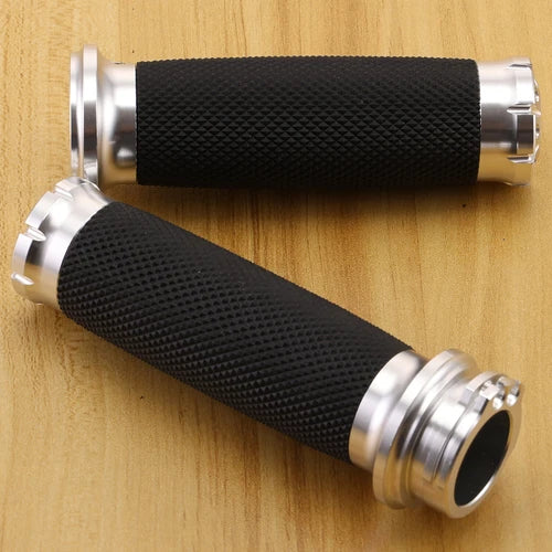 1" Motorcycle Hand Grips For Harley Road King Glide Softail Sportster XL Yamaha