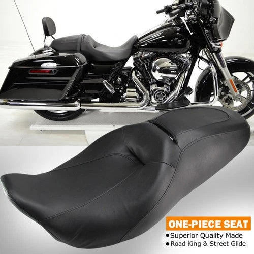 Two-Up Rider & Driver Passenger Seat For Harley Street Glide Road King 2008-2020