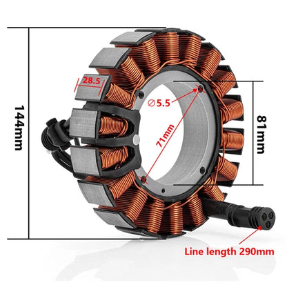 Stator Coil & Regulator for 2006-08 Harley Electra Glide Road King Street Glide