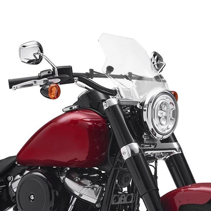 15.5" x 15.35" Clear Universal Motorcycle Windshield Fit For 7/8'' 1'' Handlebar