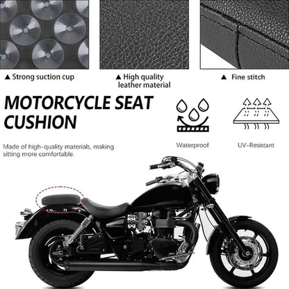 Rear Pillion Passenger Seat 8 Suction Cups For Harley Softail Dyna Sportster XL