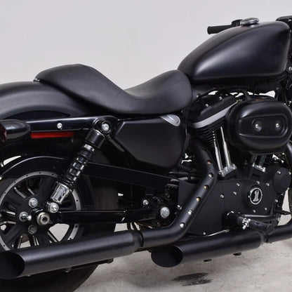 Front Driver Rider Solo Seat For Harley Sportster 883 1200 Iron 48 72 2004-2015