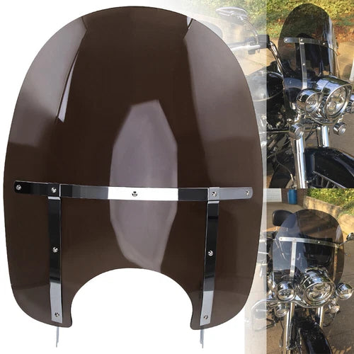 Detachable Smoke Windshield Windscreen For Harley Touring Road King FLHR 1994-Up