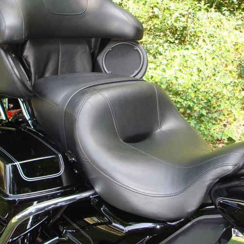 Rider & Driver Passenger Two Up Seat For Harley Touring Electra Glide 2008-2015
