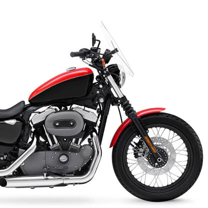 15.5" Motorcycle Windscreen Windshield For Yamaha Harley 7/8" or 1" Handlebars