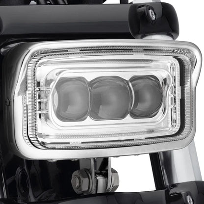 6.42" Motorcycle LED Headlight Lamp For Harley Softail Chopper Bobber Cafe Racer