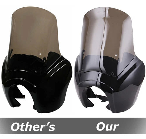 Front Fairing 15'' Windshield Windscreen For Harley Dyna Low Rider FXDL T-Sport