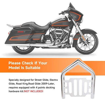 2009-25 Detachable Two Up Luggage Rack For Harley Touring Street Road King Glide
