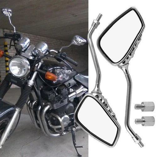 For Harley Honda Kawasaki Yamaha Universal Motorcycle Skull Hand Rearview Mirror