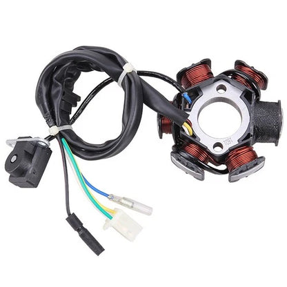 6 POLES STATOR MAGNETO Coil FOR GY6 125CC 150CC SCOOTER ATV GO KART MOPED