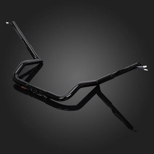 12" Pre-Wired Ape Meathook Handlebar For Harley Ultra Limited Street Glide 14-23